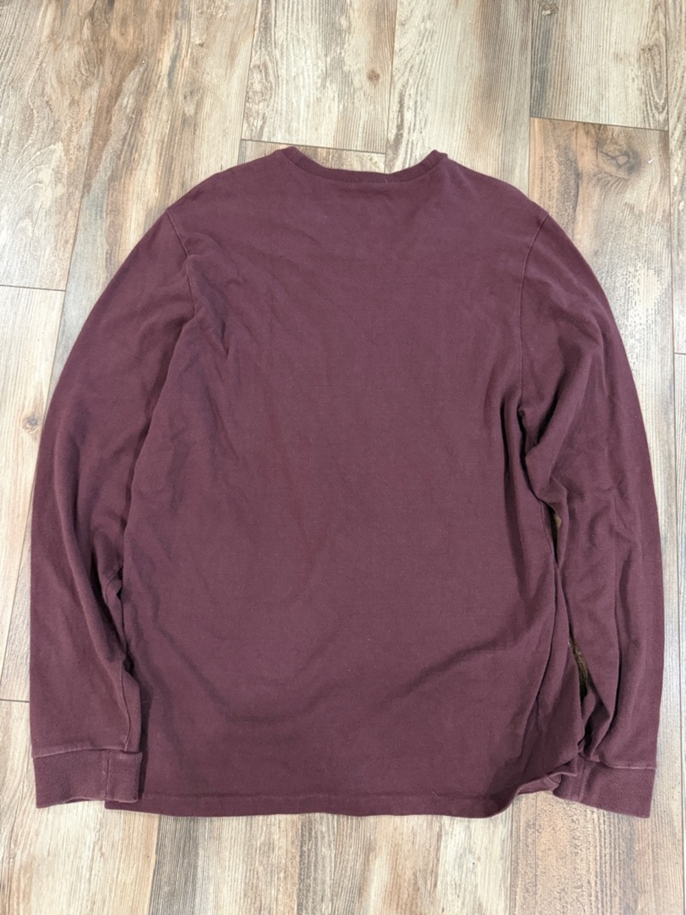 Madewell Allday Crewneck Pocket Tee Wine Men Size L - Picture 6 of 11